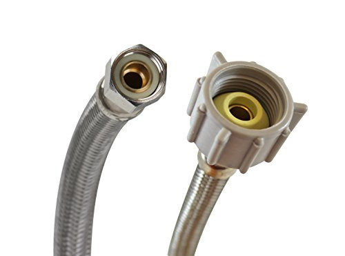 Fluidmaster 12-Inch Braided Stainless Steel Toilet Connector