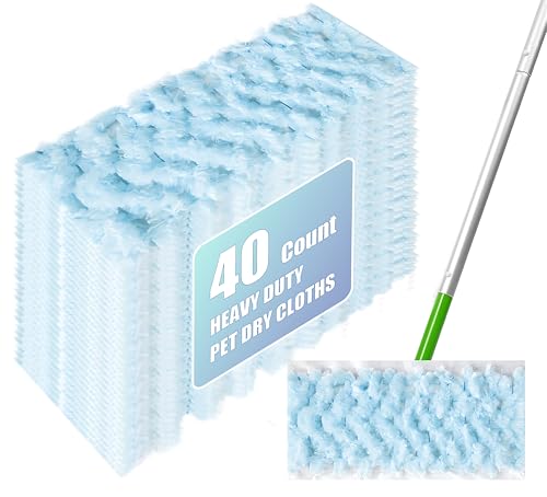 Swiffer-Compatible Disposable Dry Sweeping Cloths - 40 Count