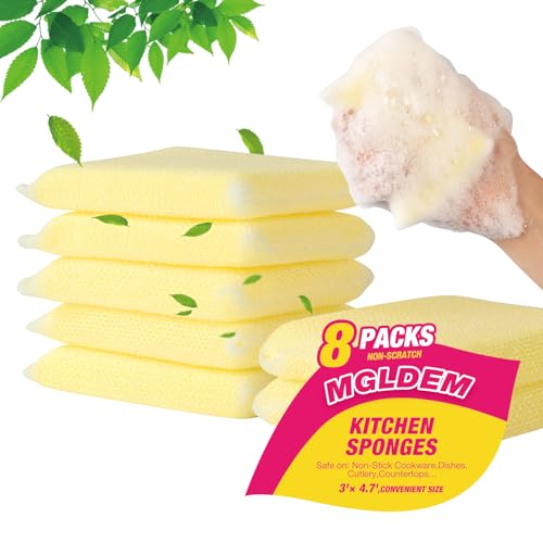 MGLDEM 8 Pads All-Purpose Non-Scratch Kitchen Sponges