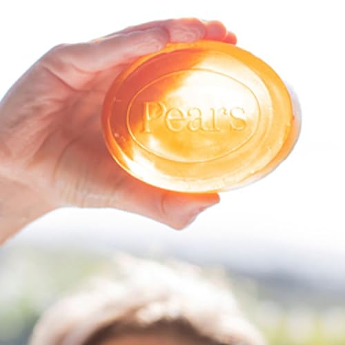 Pears Pure and Gentle Bar Soap with Glycerin and Natural Oils Amber 3.5 oz