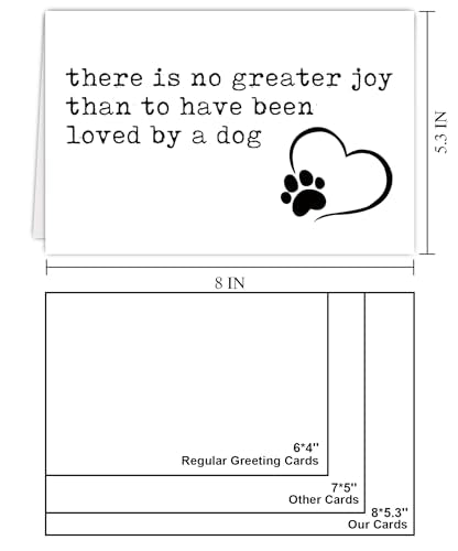 Dog Loss Sympathy Card - Condolence Card for Pet Owners