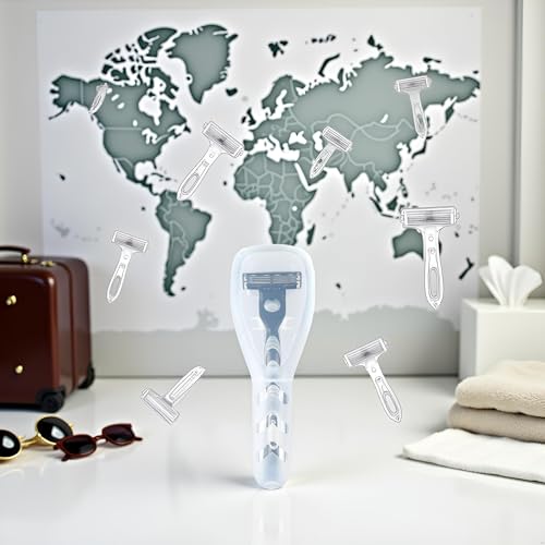 Jinshining Transparent Portable Manual Razor Protector Travel Case