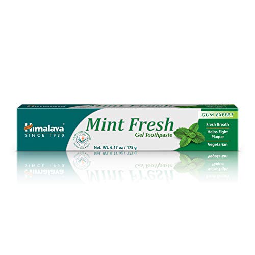Himalaya Mint Fresh Herbal Gel Toothpaste 6.17 oz Fluoride-Free
