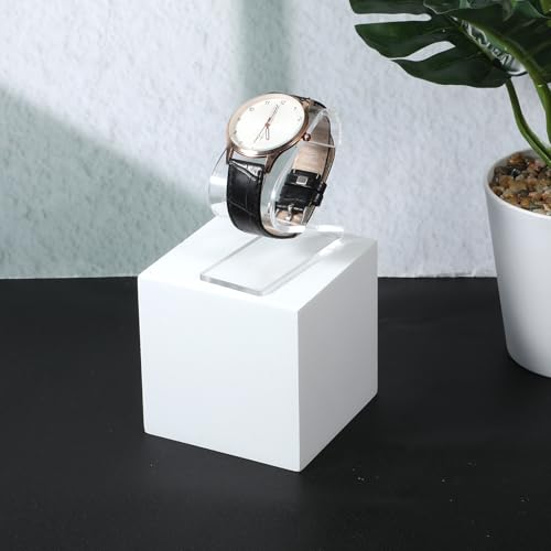 Prasacco Clear Watch Display Stand - 2 Pack Organizer for Jewelry