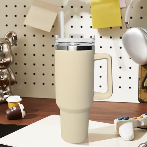 4 Pack Tumbler Lid Replacement for 40 oz Stanley Cup, 3.6in Spill Proof Clear Replacement Lids Fit for Stanley Travel Tumbler, Reusable Accessorie Cover