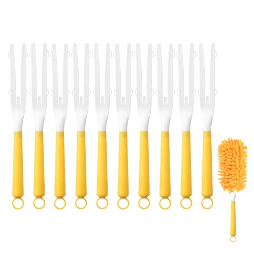 Heavy-Duty 10 Pcs Swiffer Duster Handle Replacement Set - Compatible with Swiffer Wand