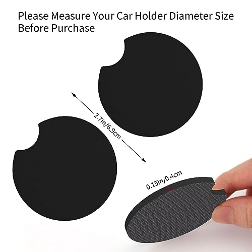 Personalized Car Coasters - Custom Photo & Text Non-Slip Set