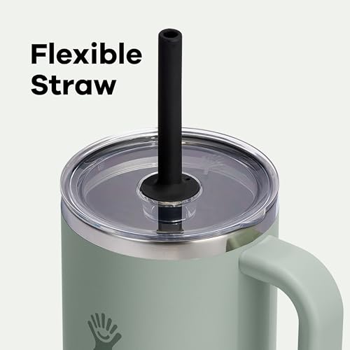 Hydro Flask 32 oz Large Press-in Tumbler with Clear Straw Lid