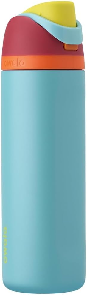 Owala FreeSip Insulated Stainless Steel Water Bottle - BPA-Free, 24 Oz, Perfect for Travel | Summer Sweetness