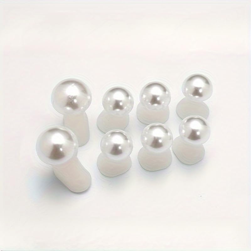 Silicone Pearl Toe Separators for Pedicure and Nail Art Tools - 8 Pcs