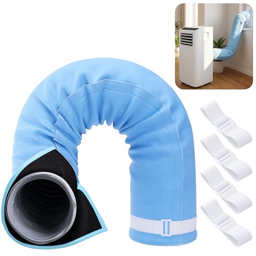 Portable AC Hose Insulation Sleeve - 60" Exhaust Duct Cover