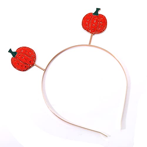 PHALIN Thanksgiving Fall Headband Enamel Pumpkin Turkey Hair Accessory