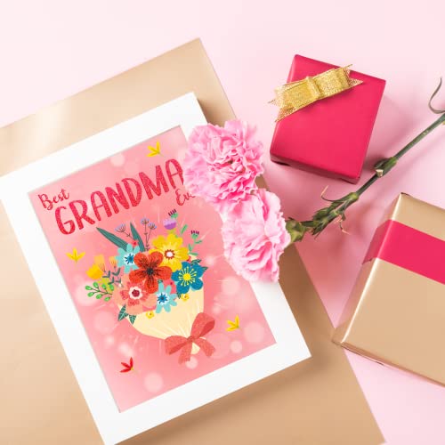 Ceiba Tree Mother's Day Card for Grandma - 2 Pack with Envelopes