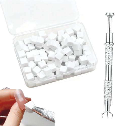 Professional Nail Art Gradient Kit with Metal Pen and 100 Sponges