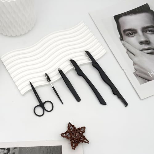 5-in-1 Eyebrow Grooming Kit with Razors, Scissors and Tweezers