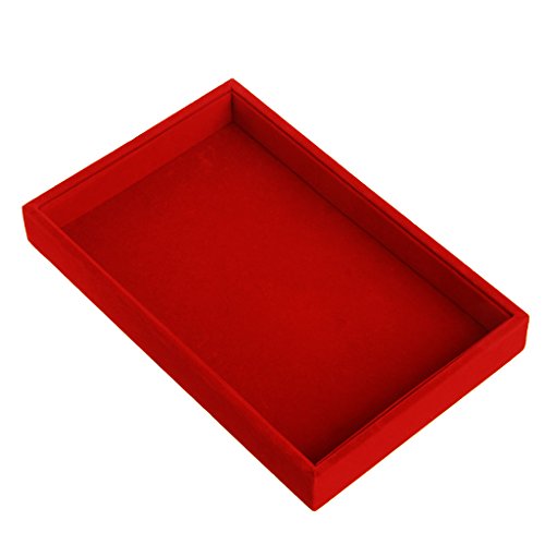 Youngy Velvet Jewelry Tray - Stackable Organizer for Rings & Earrings