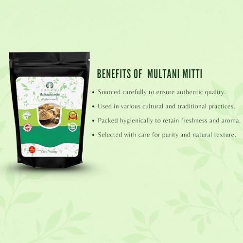 AYURVEDASHREE Pure Fuller's Earth Clay Multani Mitti Powder 50g