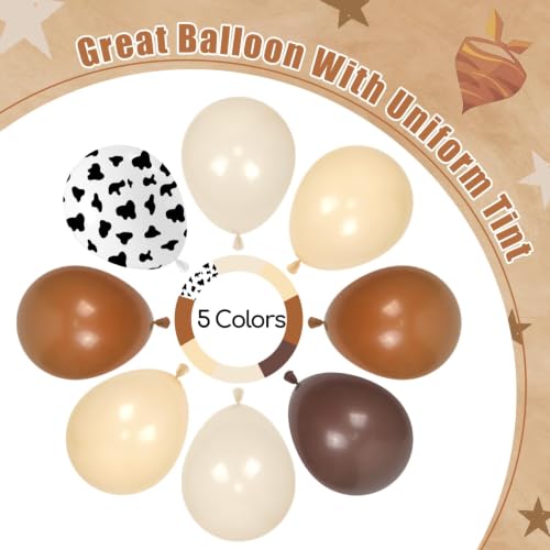 Cowboy Balloon Arch Kit - 31pcs Wild West Party Decorations