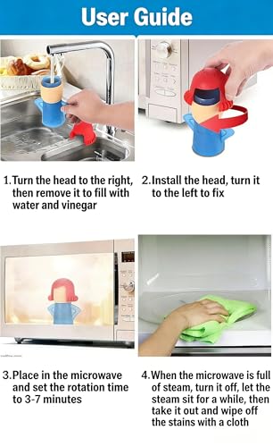 Angry Mama Microwave Steam Cleaner - 2-Pack Natural Kitchen Grime Remover
