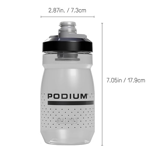 CamelBak Podium 15oz Water Bottle - Smoke Color for Cyclists