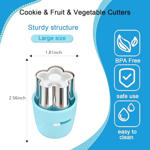 CHICHAUS 20-Piece Cookie & Biscuit Cutter Set - Food-Grade Stainless Steel Shapes for Kids' Lunches