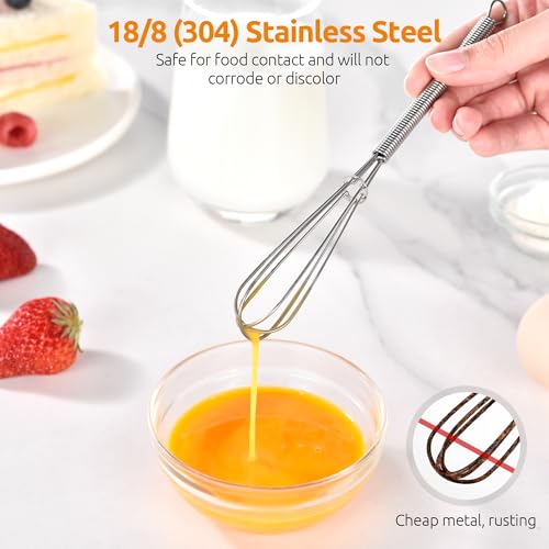 U-Taste Mini Whisk Set of 2 - 7" Stainless Steel Cooking Tools