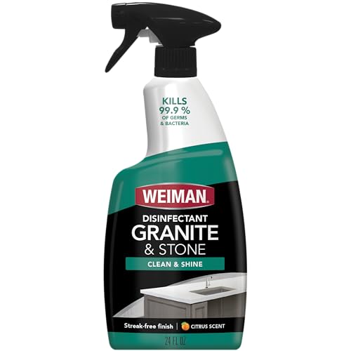 Weiman Granite Disinfectant Daily Cleaner & Polish, 24 Fl Oz