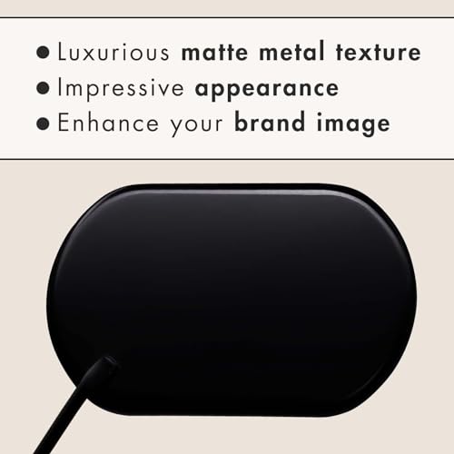 Embagol Large Lash Mirror for Eyelash Extensions Stainless Steel Black