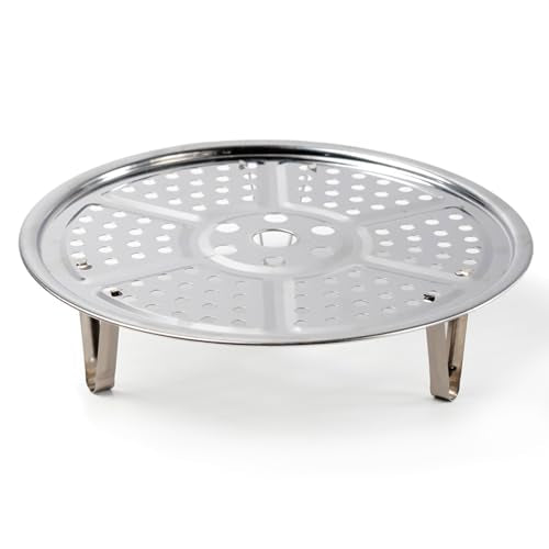 Premium Stainless Steel Steamer Rack - 8.7 Inch Cooking Tray