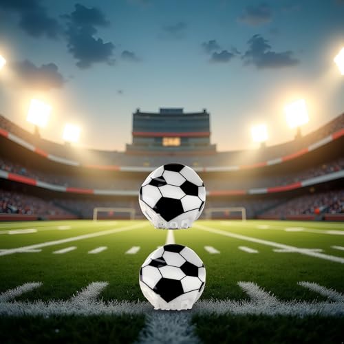 Football Hair Clip 2-Piece Set Non-Slip Sports Hair Barrettes