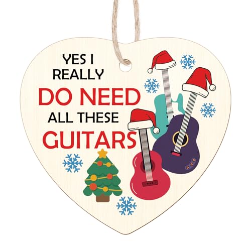 Guitar Christmas Ornament - Funny Gift for Guitar Lovers