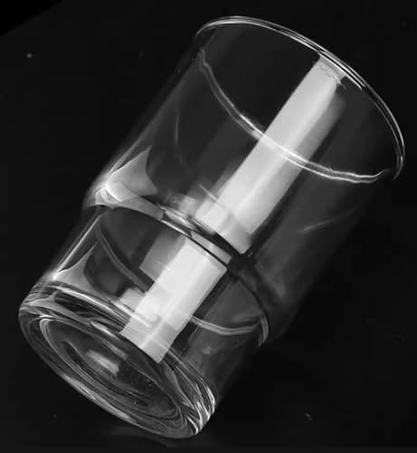Transparent Bathroom Tumbler Cup for Toothbrush & Makeup Brushes