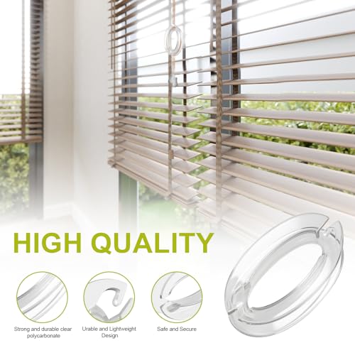 4 Pack Baby Safe Window Blind Cord Winders, Childproof Plastic Shade String Clips