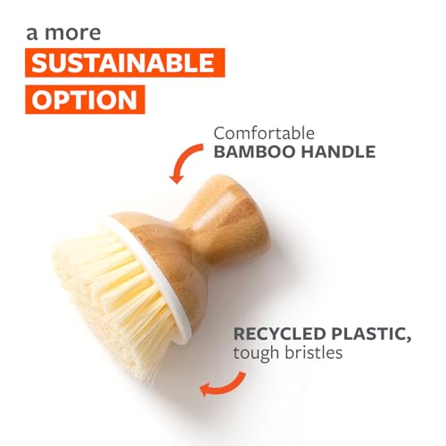 Full Circle Bubbly Palm Dish Brush - Ergonomic & Eco-Friendly