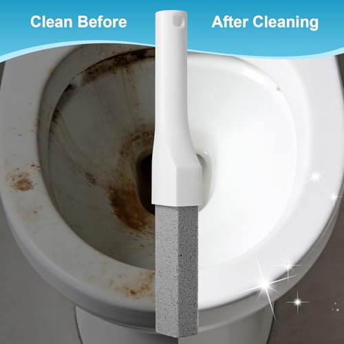 8-Pack Pumice Stone Toilet Bowl Cleaner with Long Handle