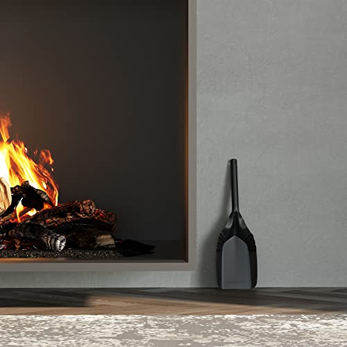 Fire Beauty Ash Shovel for Fireplace & Fire Pits - Large & Medium Sizes, Rustproof Alloy Steel