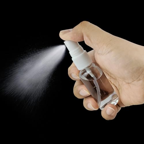 3 Pcs Travel Spray Bottles, 1oz Mini Empty Fine Mist Bottles for Toiletries
