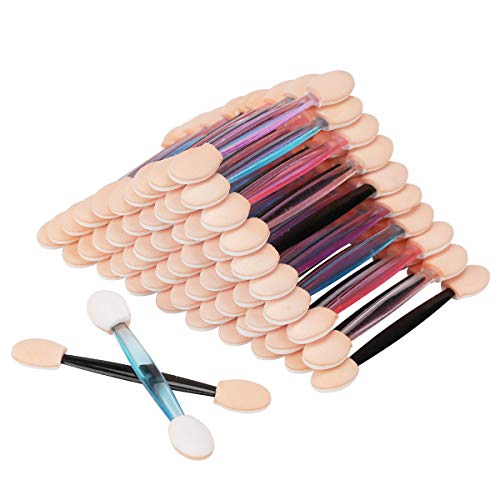 Akstore 30PCS Disposable Dual-Sided Eyeshadow Sponge Applicator Brushes