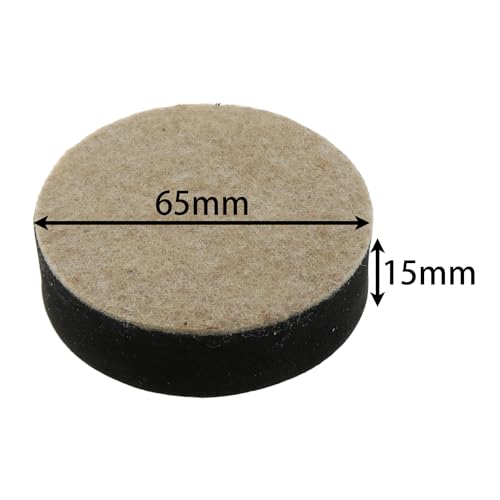 MEETOOT 8-Pack Self-Adhesive Furniture Bed Leg Risers - 0.5 Inch Height Increase