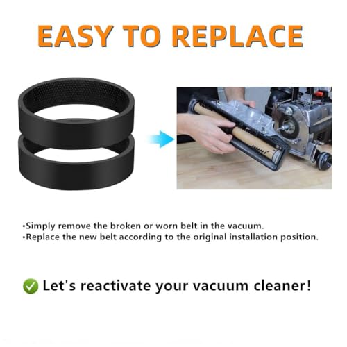 Kirby Vacuum Cleaner Replacement Belts 301291 - Wide Compatibility