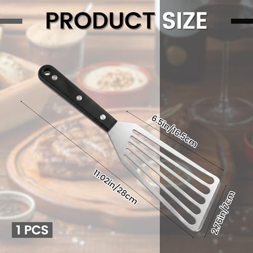 Stainless Steel Fish Spatula - Flexible Slotted Turner for Cooking