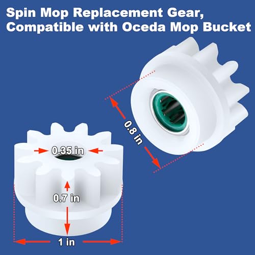 O-Cedar Spin Mop Bucket Replacement Gear Parts - 4 Pack