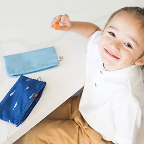 Tiny Twinkle Reusable Snack Bags for Kids - 3 Pack Eco-Friendly Pouches