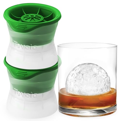 Tovolo Golf Ball Ice Cube Molds - Pack of 2 for Cocktails