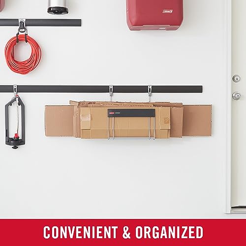 Rubbermaid FastTrack Wall-Mounted Cardboard Holder - 20 lbs Capacity, Satin Nickel