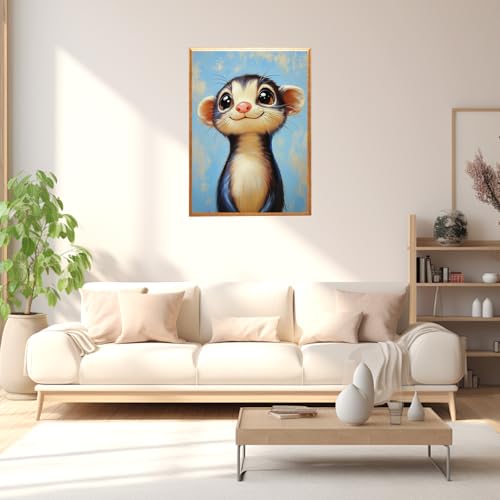 NAIMOER 5D Diamond Painting Kit for Adults - Full Drill DIY Art 12x16 inch