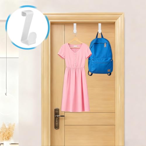 TOPPERFUN 2Pcs Toilet Seat Hooks - Multipurpose Plastic Hangers for Potty Training