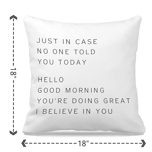 Inspirational Flannel Pillow Cover 18x18 | Call Your Mom Gift