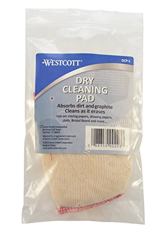 Westcott Dry Cleaning Pad, 6.75" x 4" (DCP-1) - Each