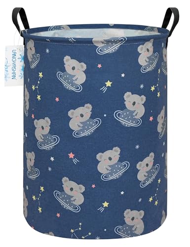 Space Koala Collapsible Laundry Basket - 19.7" Hamper Organizer for Nursery & Home